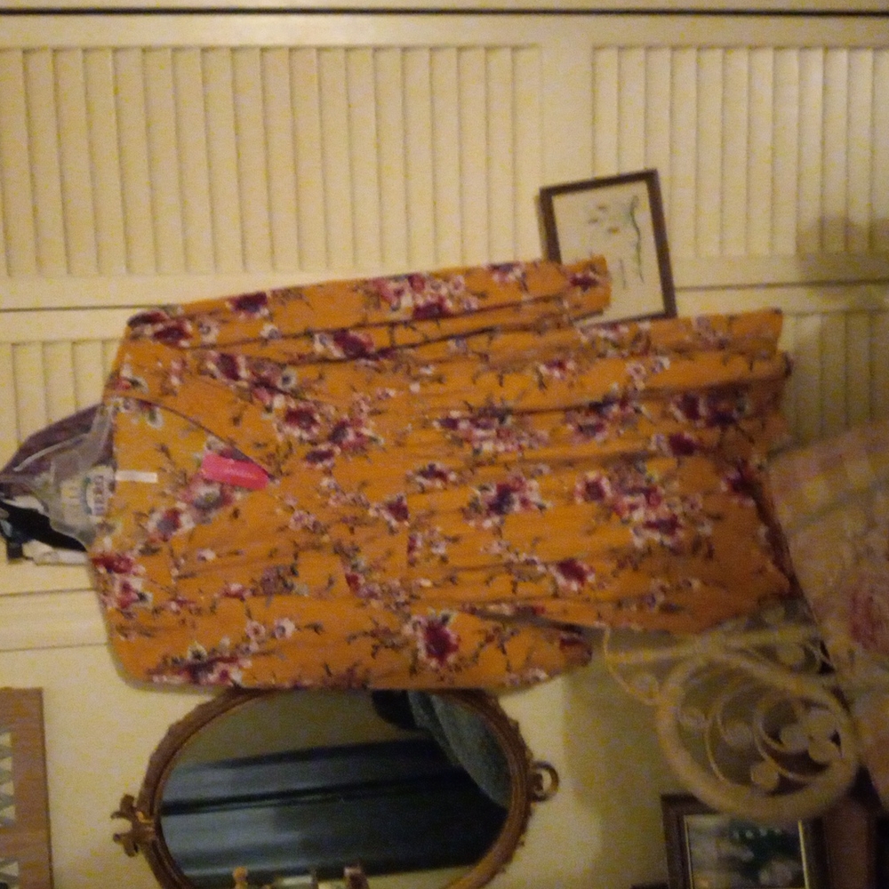 Beautiful dress, knee length.